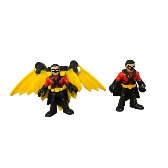 Fisher-Price Imaginext DC Super Friends Robin Battle Wings Lot Of 2 - Picture 2 of 10